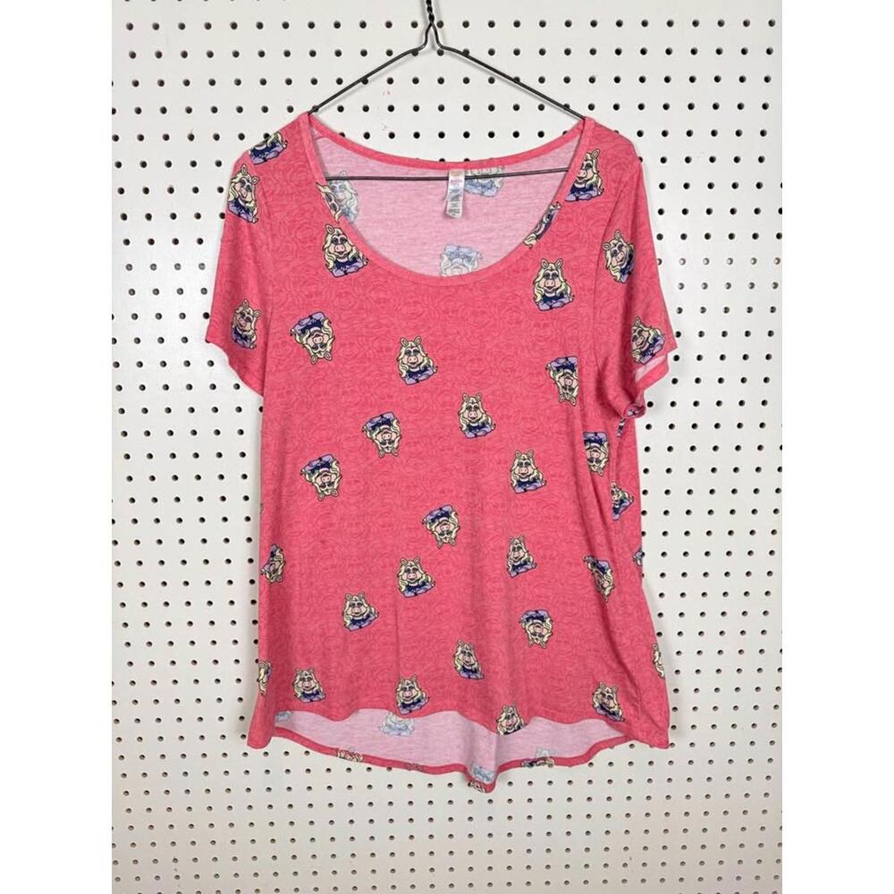 LuLaRoe Miss Piggy T-Shirt womens Med